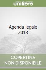 Agenda legale 2013 libro