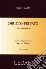 Diritto privato. Corso istituzionale libro