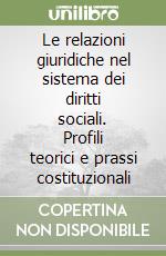 Le relazioni giuridiche nel sistema dei diritti sociali. Profili teorici e prassi costituzionali