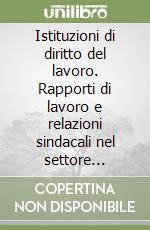 Istituzioni di diritto del lavoro. Rapporti di lavoro e relazioni sindacali nel settore privato