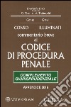 Commentario breve al Codice di procedura penale. Complemento giurisprudenziale. Edizione per prove concorsuali ed esami 2016 libro