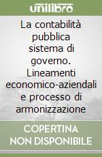 La contabilità pubblica sistema di governo. Lineamenti economico-aziendali e processo di armonizzazione libro