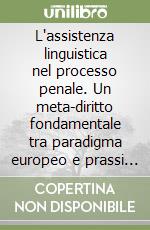 L'assistenza linguistica nel processo penale. Un meta-diritto fondamentale tra paradigma europeo e prassi italiana