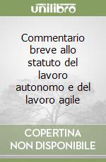 Commentario breve allo statuto del lavoro autonomo e del lavoro agile libro