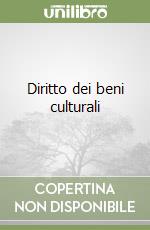 Diritto dei beni culturali libro