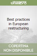 Best practices in European restructuring libro