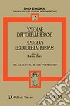 Pandemia e diritto delle persone-Pandemia y derecho de las personas. Ediz. bilingue libro di Marini R. (cur.)