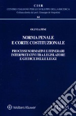 Norma penale e corte costituzionale libro