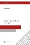 Institutions of EU law libro