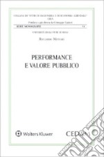 Performance e valore pubblico libro