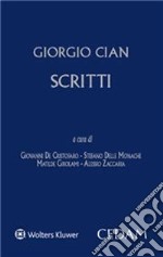 Giorgio Cian. Scritti libro