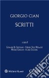 Giorgio Cian. Scritti libro