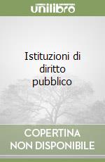 Istituzioni di diritto pubblico libro