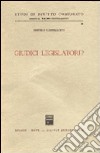 Giudici legislatori? libro