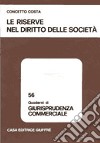 Le riserve nel diritto delle società libro