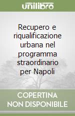 Recupero e riqualificazione urbana nel programma straordinario per Napoli libro