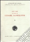 Studi in onore di Cesare Sanfilippo (6) libro