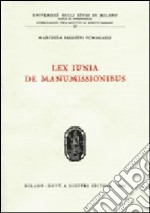 Lex Iunia de manumissionibus libro