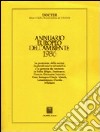 Annuario europeo dell'ambiente 1986 libro