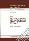 La notificazione nel processo penale libro