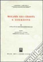 Mancanza alla chiamata e diserzione (3) libro