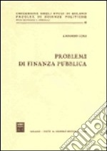 Problemi di finanza pubblica libro