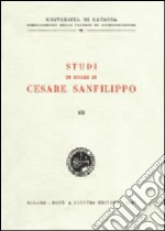 Studi in onore di Cesare Sanfilippo (7) libro