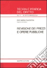 Revisione dei prezzi e opere pubbliche libro