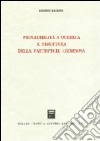 Procedibilità a querela e struttura della fattispecie criminosa libro