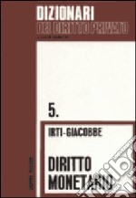 Diritto monetario libro