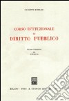 Corso istituzionale di diritto pubblico libro