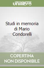 Studi in memoria di Mario Condorelli (2) libro