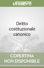 Diritto costituzionale canonico