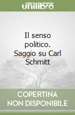 Il senso politico. Saggio su Carl Schmitt libro