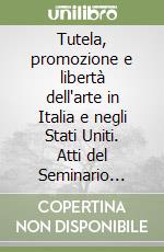 Tutela, promozione e libertà dell'arte in Italia e negli Stati Uniti. Atti del Seminario internazionale (Napoli, 20-21 gennaio 1989)