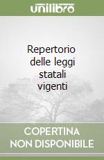 Repertorio delle leggi statali vigenti libro