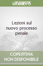 Lezioni sul nuovo processo penale libro