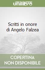 Scritti in onore di Angelo Falzea (2) libro