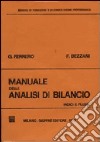 Manuale delle analisi di bilancio. Indici e flussi libro