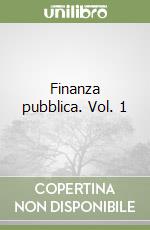 Finanza pubblica. Vol. 1 libro