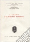 La deroga nel diritto pubblico libro