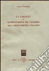 La libertà di manifestazione del pensiero nell'ordinamento italiano libro
