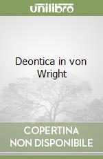 Deontica in von Wright libro