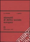 Elementi di diritto sociale europeo libro