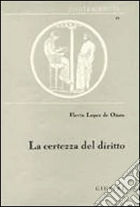 La certezza del diritto libro