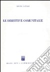 Le direttive comunitarie libro