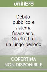 Debito pubblico e sistema finanziario. Gli effetti di un lungo periodo libro