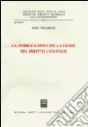 La pubblicazione della legge nel diritto canonico libro