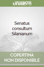 Senatus consultum Silanianum libro