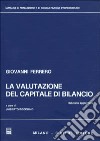 La valutazione del capitale di bilancio libro